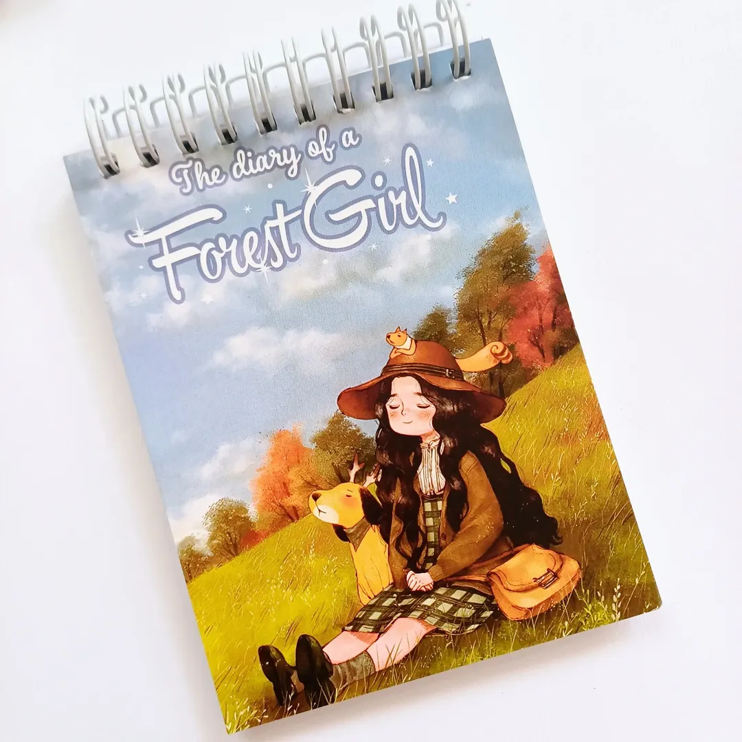 دفترچه یادداشت و تودولیست طرح دخترجنگل todo todolist