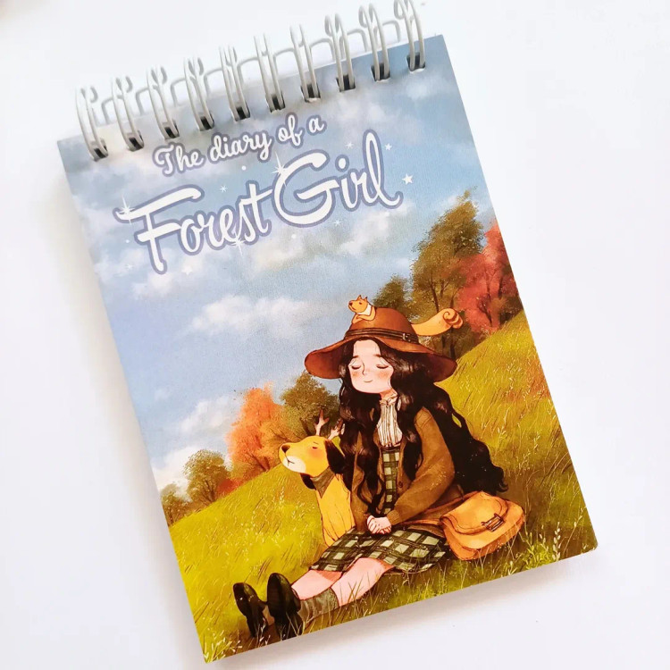 دفترچه یادداشت و تودولیست طرح دخترجنگل todo todolist