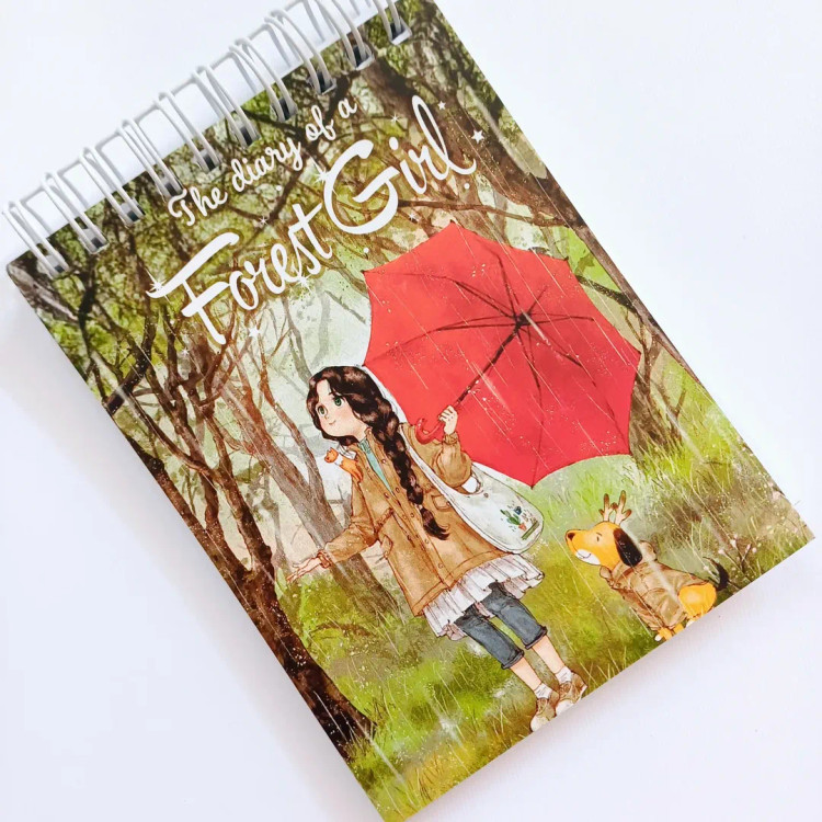 دفترچه یادداشت و تودولیست طرح دخترجنگل todo todolist