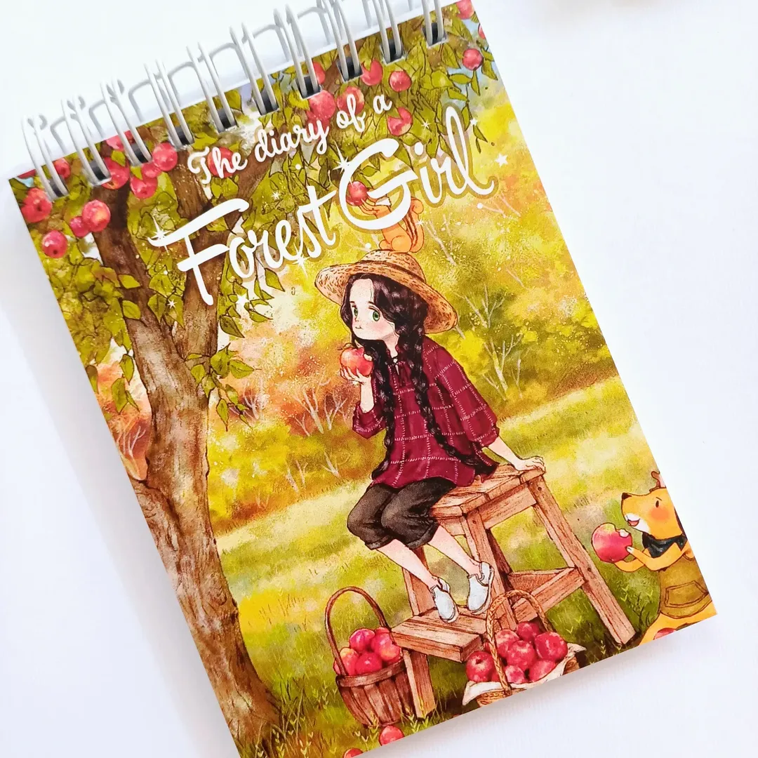 دفترچه یادداشت و تودولیست طرح دخترجنگل todo todolist