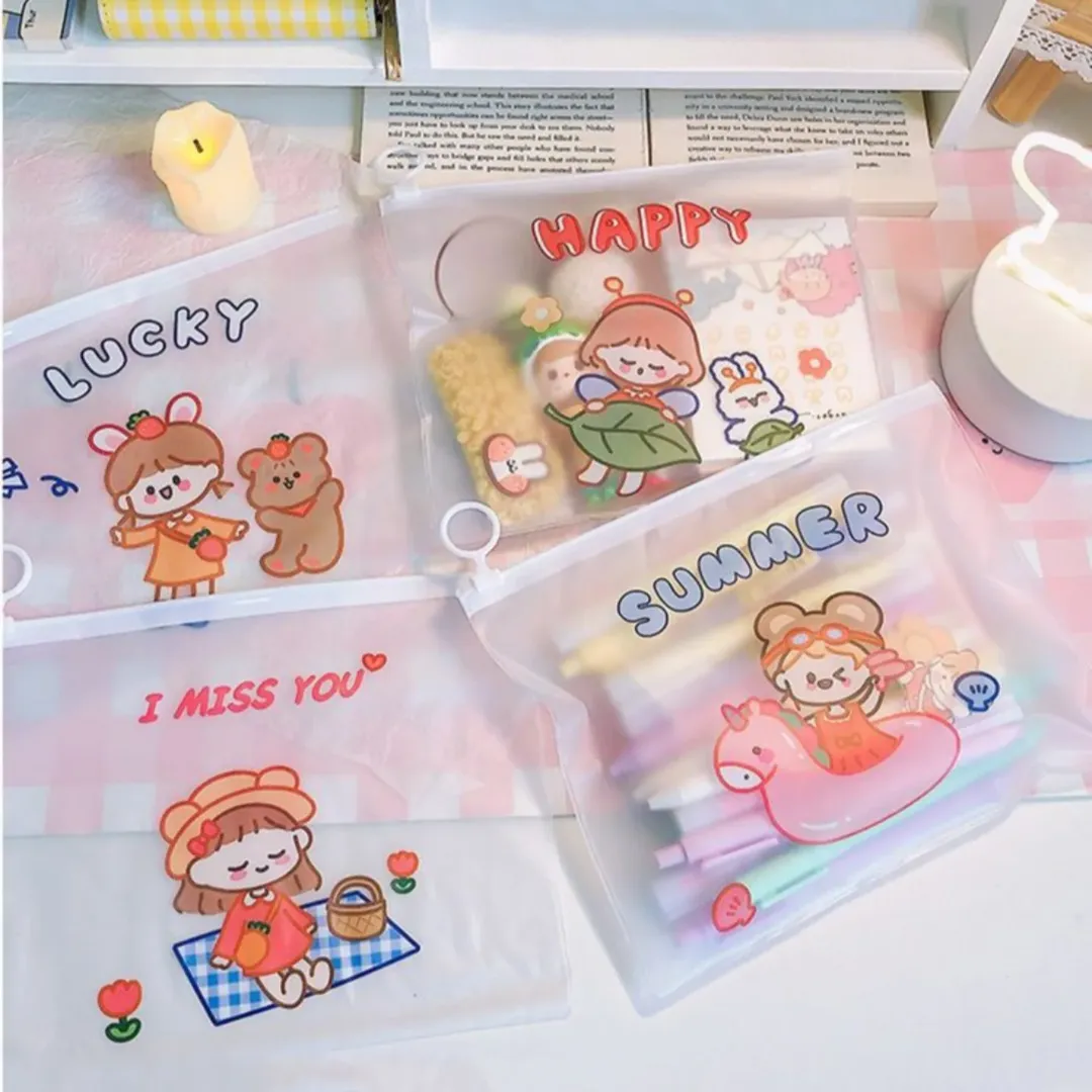 پوشه و کاور زیپ کیپ A5 فانتزی زیپ‌دار سایز آ۵