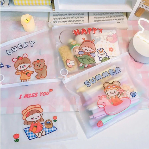 پوشه و کاور زیپ کیپ A5 فانتزی زیپدار سایز آ۵