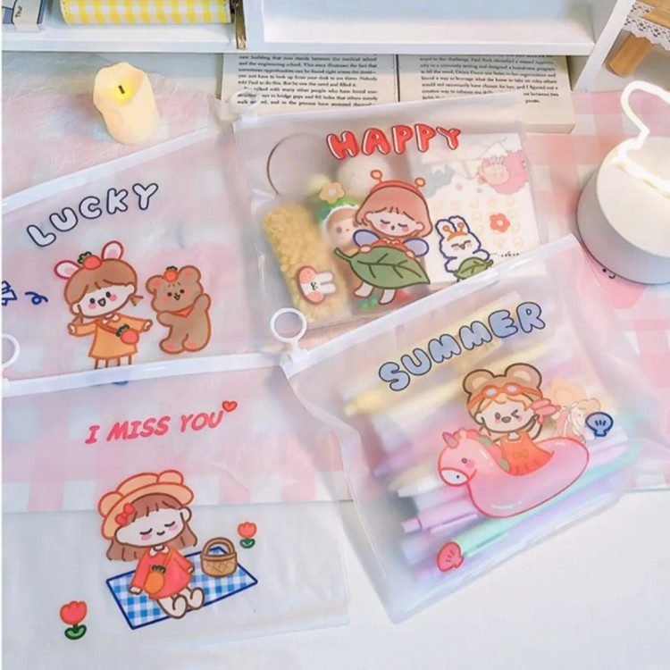 پوشه و کاور زیپ کیپ A5 فانتزی زیپدار سایز آ۵