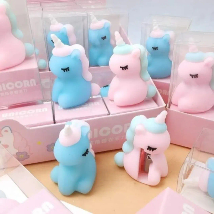 تراش سیلیکونی یونیکورن شبتاب ، طرح اسب تک شاخ فانتزی