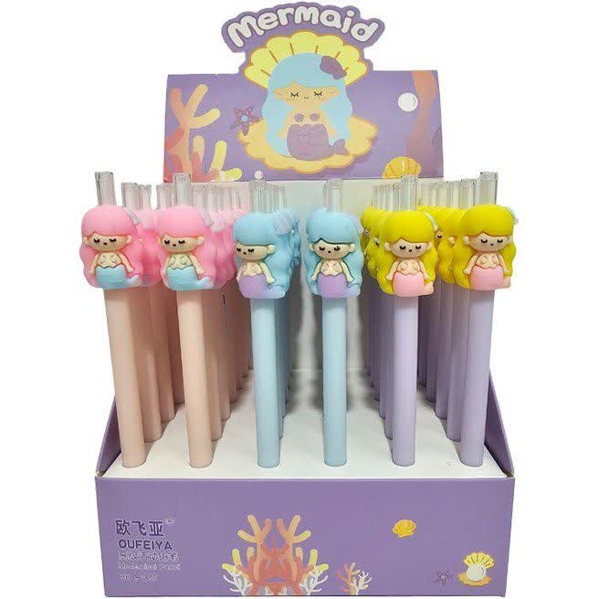 اتود سیلیکونی پری دریایی فانتزی ۷ دهم ، مداد نوکی پاستلی باکیفیت کیوت