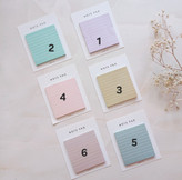 نوت پد خط دار پاستلی نود از برند کیفت