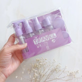 پک آرایشی بهداشتی محفظه کرم و شامپو مسافرتی ۷ تکه بزرگ