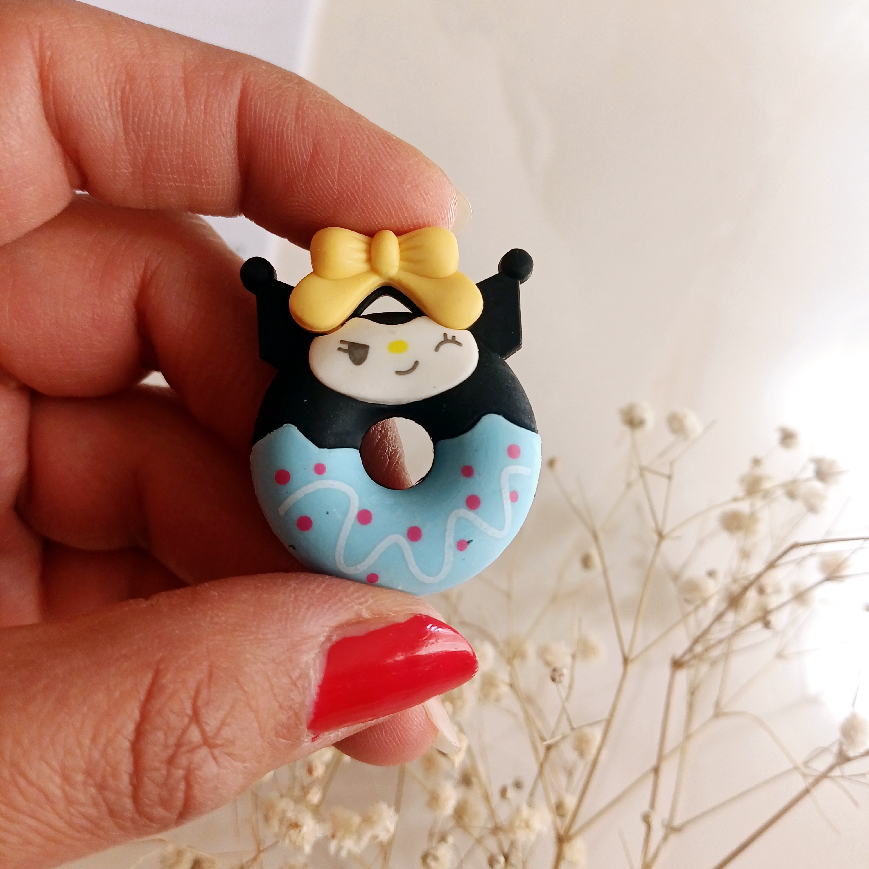 پاک کن دونات فانتزی مدل دوستان سانریو  کرومی  ملودی  کیتی  سینامورل پوم پوم پورین پاکن فانتزی گیفت  حرف د پ جوایز