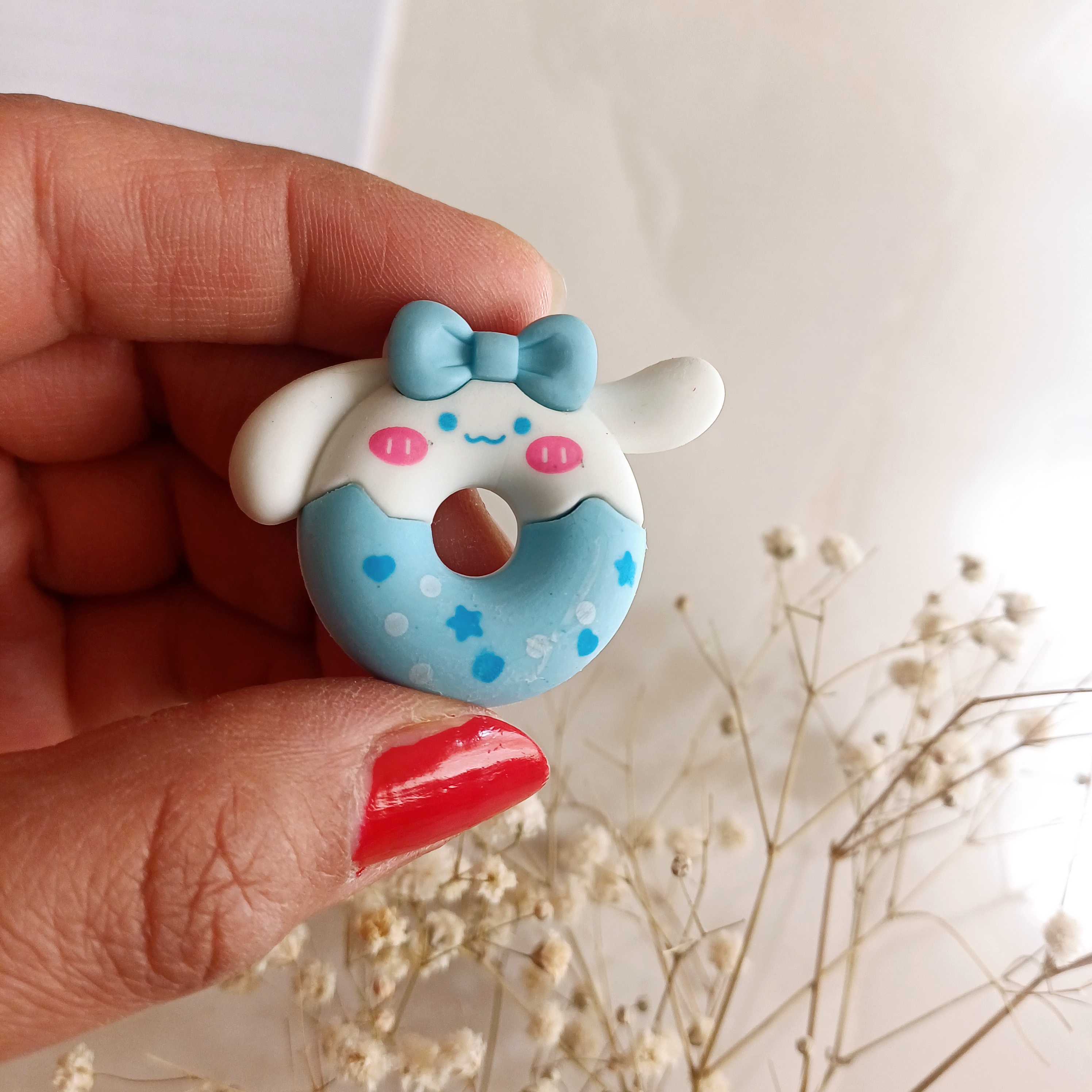 پاک کن دونات فانتزی مدل دوستان سانریو  کرومی  ملودی  کیتی  سینامورل پوم پوم پورین پاکن فانتزی گیفت  حرف د پ جوایز