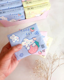 دستمال کاغذی جیبی رنگی طرحدار ۱۲۰ عددی، دستمال کاغذی ماشین ، کیف ، میز تحریر