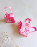 پاک کن تراش فانتزی مدل چمدان طرح کیتی ، پاک کن تراش مخزندار چمدونی