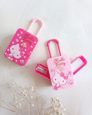 پاک کن تراش فانتزی مدل چمدان طرح کیتی ، پاکن تراش مخزندار چمدون