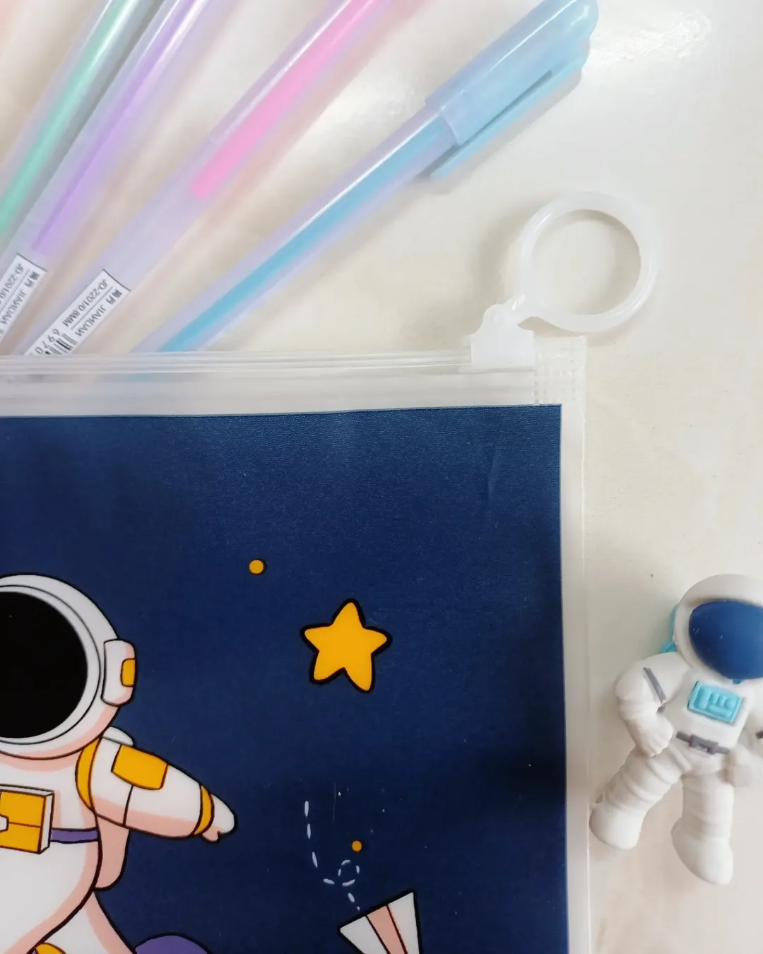 پوشه و کاور زیپ کیپ طرح فضانورد سایز A5 ، آ۵ مدل پسرونه