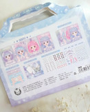 ست و پک کادویی استیکر آرایشی طرح کیف ، دفترچه استیکر چیدمان صورت و ناحن