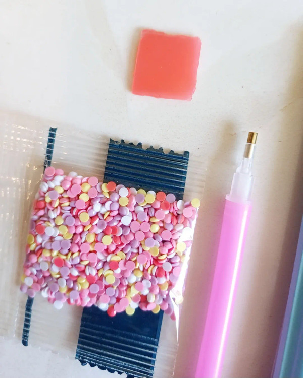 نقاشی الماسی فانتزی مدل دختر طرح قابدار