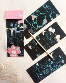 نقاشی زغالی خراشیدنی ، نقاشی اسکرچ برد ( اسکراچ)