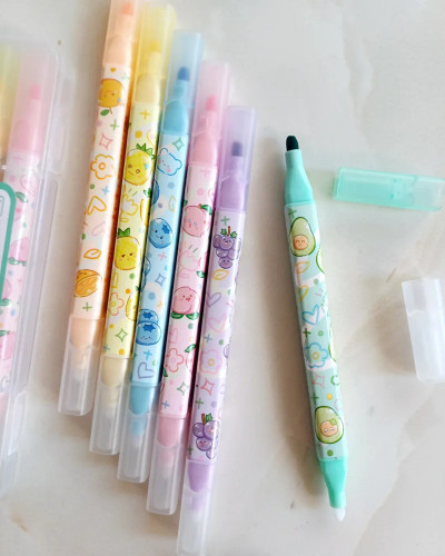 هایلایتر دوسر پاکن دار عطری با رنگهای ، هایلایت دوسر پاکندار