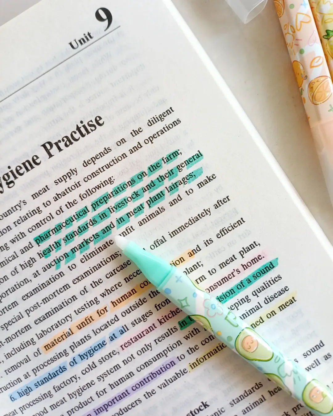 هایلایتر دو سر پاکندار عطری با رنگ‌های  ، هایلایت دوسر پاکن دار