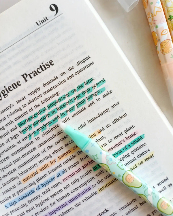 هایلایتر دو سر پاکندار عطری با رنگهای ، هایلایت دوسر پاکن دار