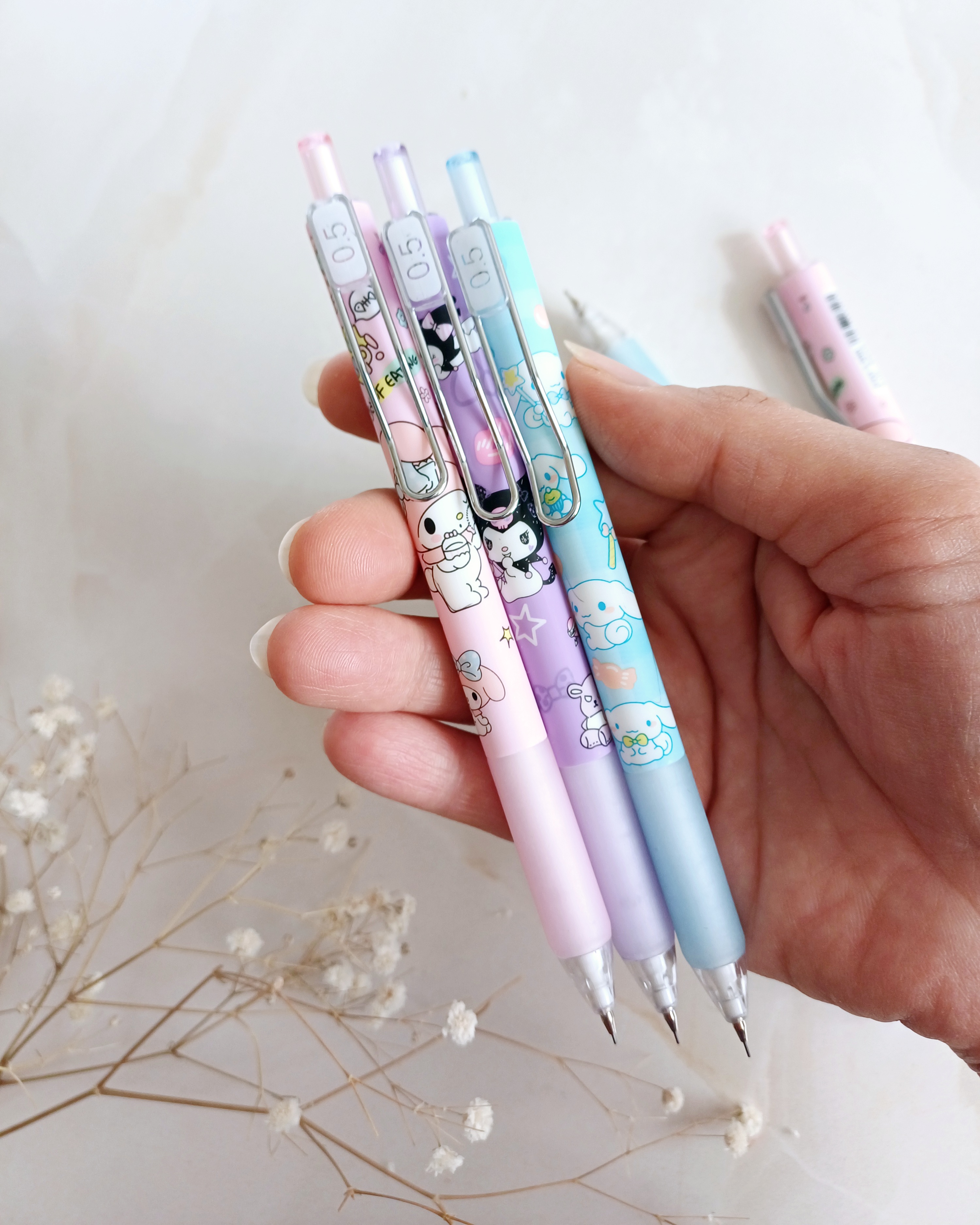 اتود سیلیکونی گیره فلزی با کیفیت،  فانتزی مدل کرومی ملودی سانریو