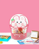 زیپ کیپ عروسکی فانتزی برای لقمه و خوراکی مدرسه و گیفت تولد مدل حیوانات کیوت بابل تی