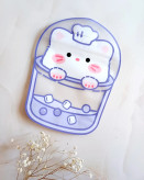 زیپ کیپ عروسکی فانتزی برای لقمه و خوراکی مدرسه و گیفت تولد مدل حیوانات کیوت بابل تی