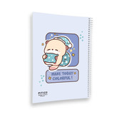 دفتر فنردار نقاشی مجلد پیتیکو