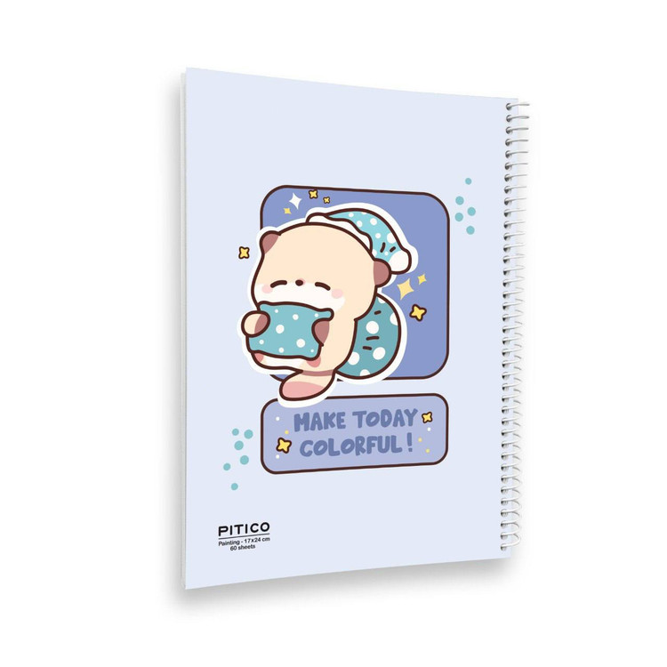 دفتر فنردار نقاشی مجلد پیتیکو