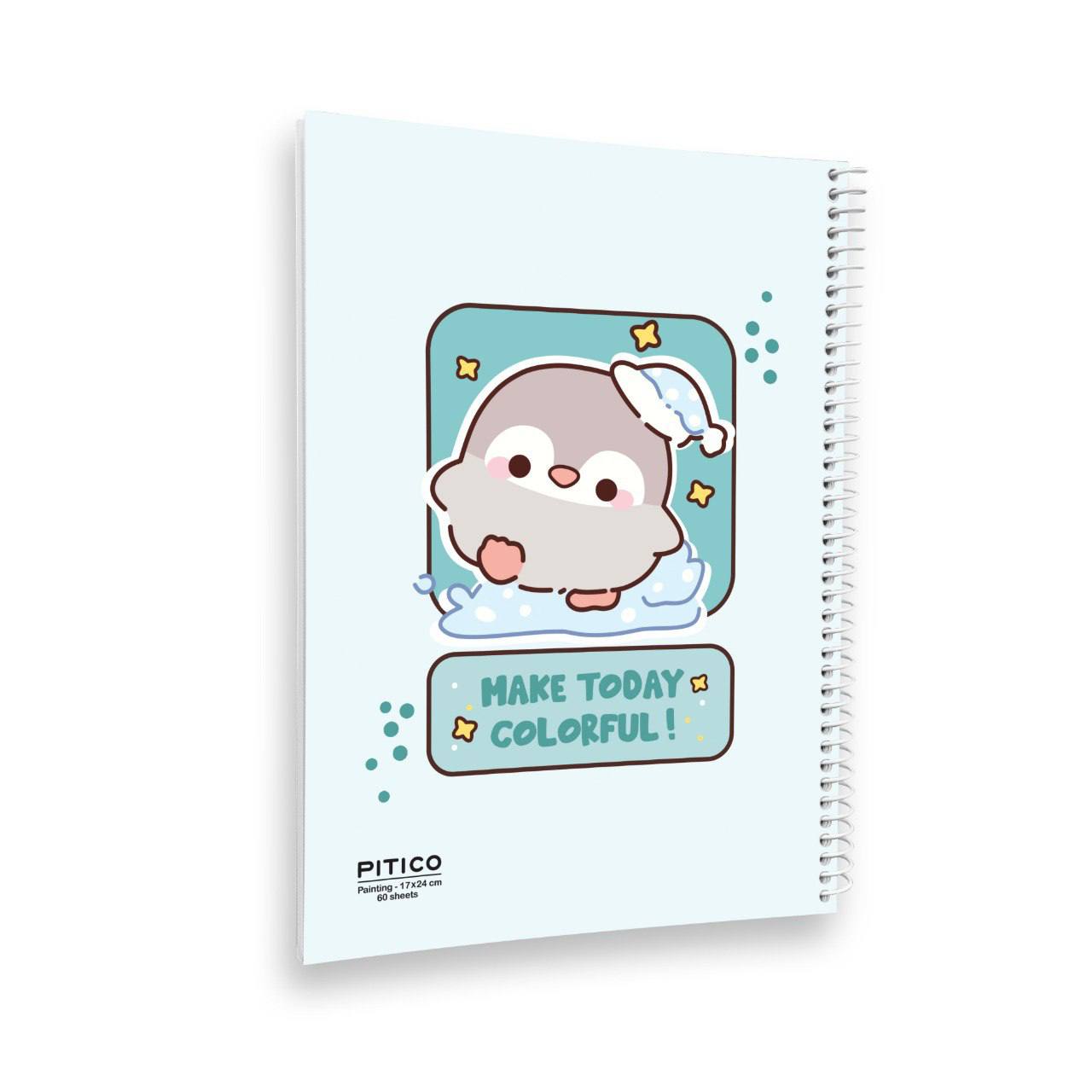 دفتر فنری نقاشی مجلد