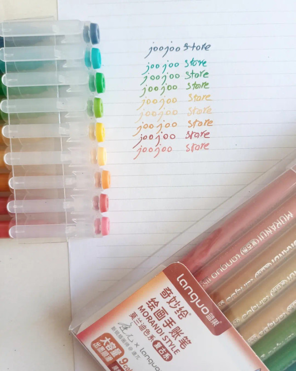 خودکار و روان نویس لانگو طیف رنگی ۹ عددی