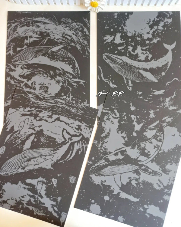 نقاشی ۴ ورقی اسکرچ برد