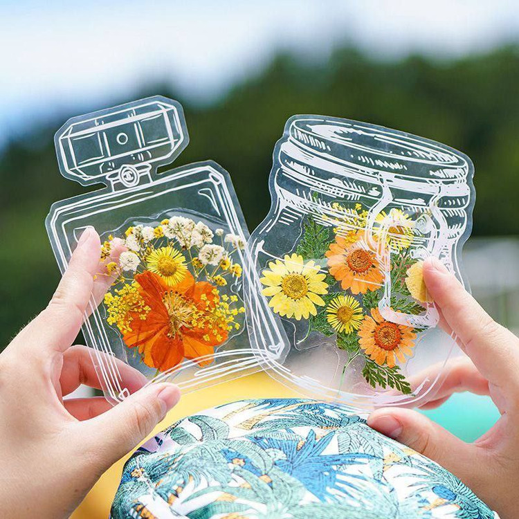 استیکر بوکمارک شیشه بطری شفاف