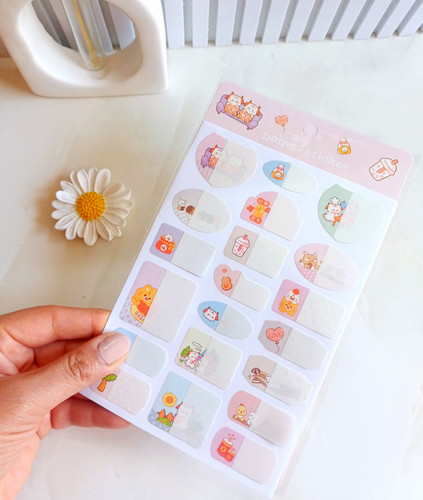 برچسب اسم و فامیل ضدآب