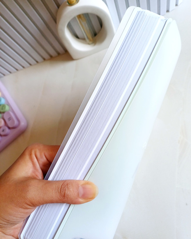 دفتر خط دار ۱۵۰ برگ طلقی سیمی سایز بزرگ B5 دفتر فنری میکرو کد G16 پاستلی دانشجویی