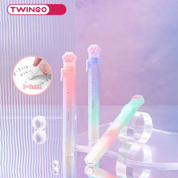 پاک کن کاتری پاستلی پنجه برند Twingo پاکن با کیفیت پاستیلی مینیمال شیک مناسب برای دانش آموزان و دانشجویان